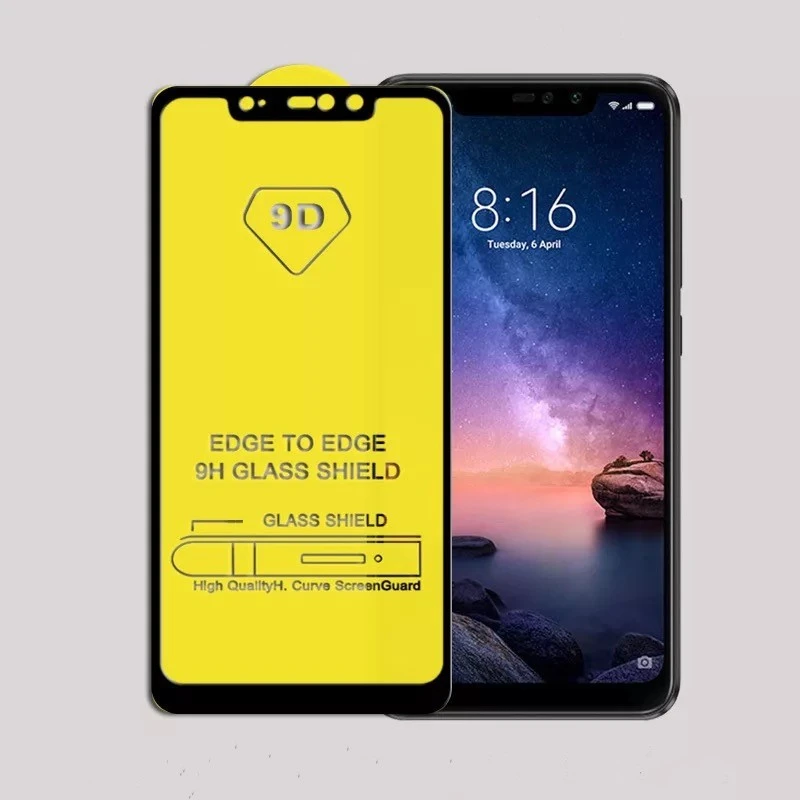 Защитное стекло закаленное 9D для Xiaomi CC9 Pro/A3/Redmi 7/7A/8/8A/Note 7/8T 3 шт.|Защитные стёкла и
