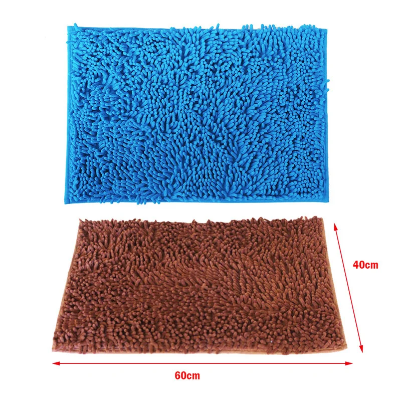 

Thicken Chenille Bath Mat Bedroom Kitchen Rug Carpet For Living Room Floor Anti-slip Door Absorbent Pad Mat New Cheap Large Size