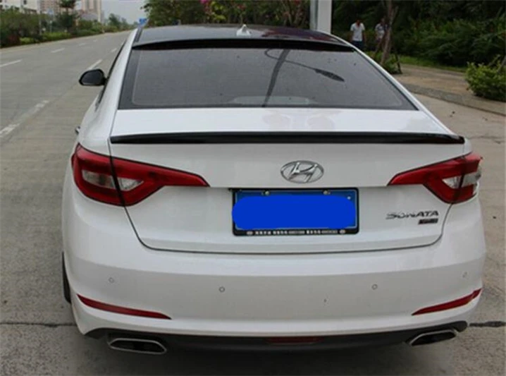 Спойлер на крышу для Sonata 2016 2018 Hyundai 9 спойлер из АБС пластика цветной задний