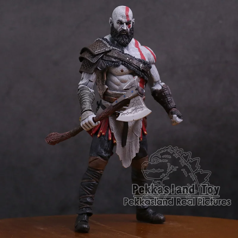 Оригинальная экшн фигурка God of War 4 Kratos из ПВХ Коллекционная модель игрушки 7