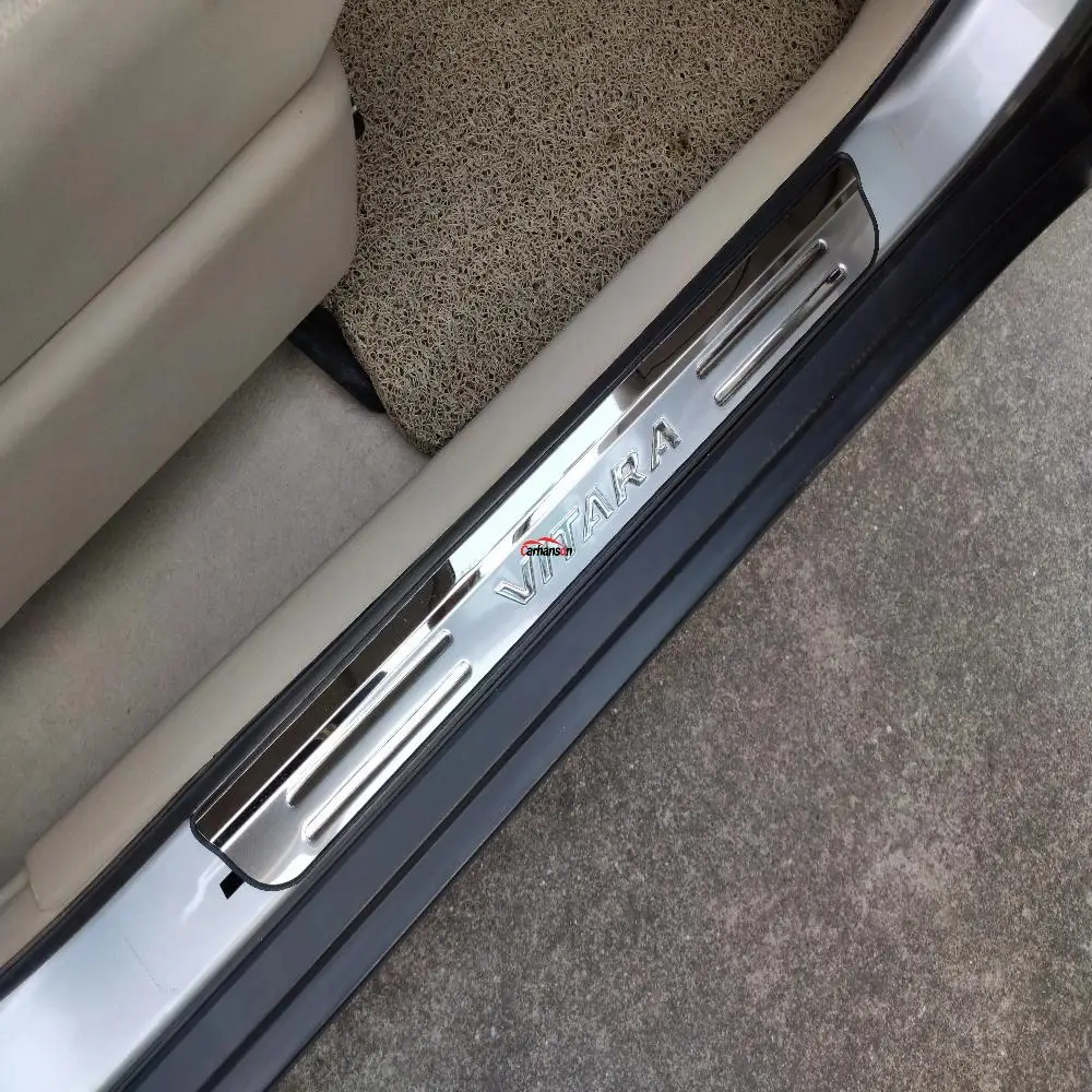Для Suzuki Vitara дверные пороги, нержавеющие двери и подоконники, накладка на педаль, защита для автомобиля, стильные аксессуары, наклейка