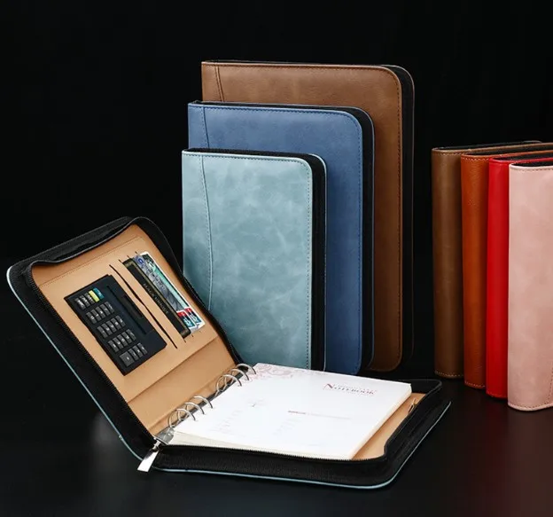Сумка кошелек Filofax a6/a5/b5 на молнии многофункциональный складной органайзер в