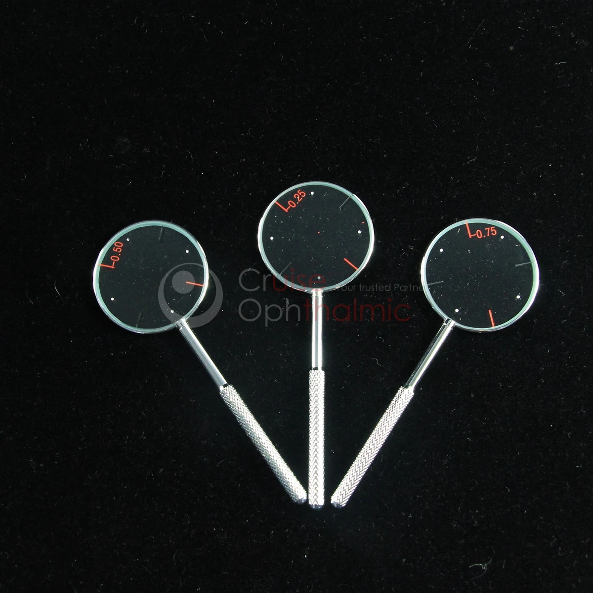 Премиум оптометрическое Джексон поперечный цилиндр 68 мм 4 точки Diection 0 25/0 50/0 75