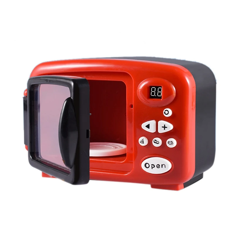 

Kids Kitchen Toys Simulation Microwave Oven Educational Toys Mini Kitchen Food Pretend Play Cutting Role Playing Toys