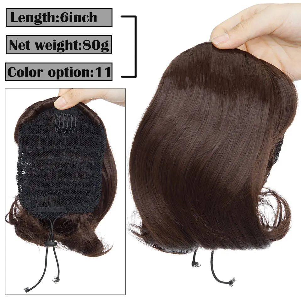 HAIRRO из искусственных волос невесты Пучок Волос Пончик шиньон кусок расширение