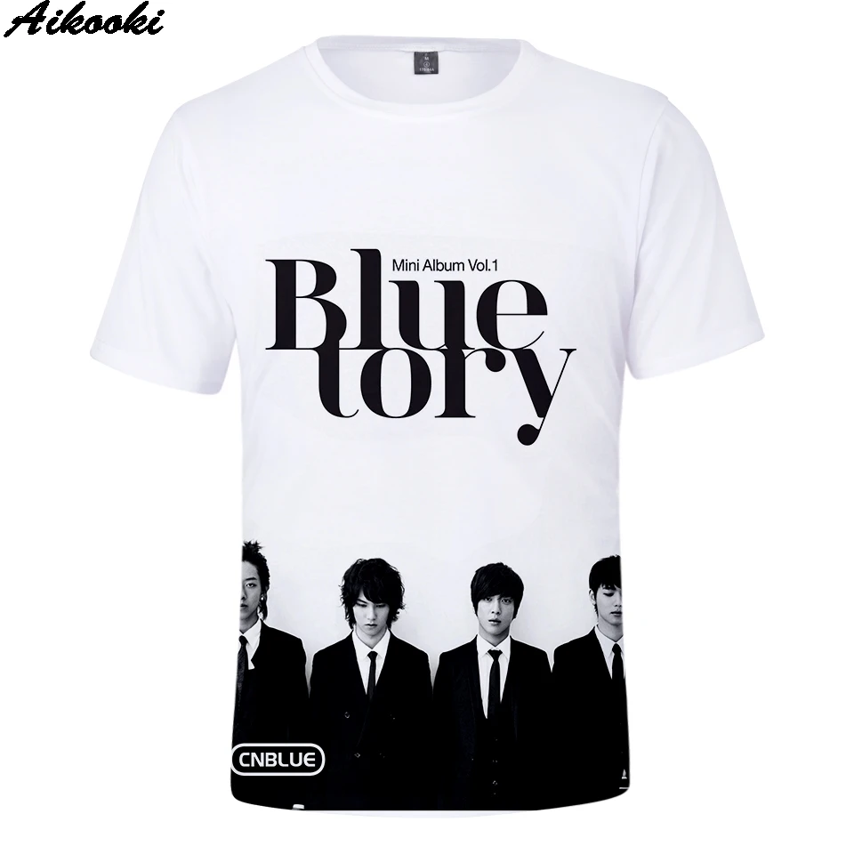 

Korea Rock Band Code Name Blue 3d Printed T-shirt Fashion Casual Harajuku Short Sleeve Round Neck Popular Oversize Tops