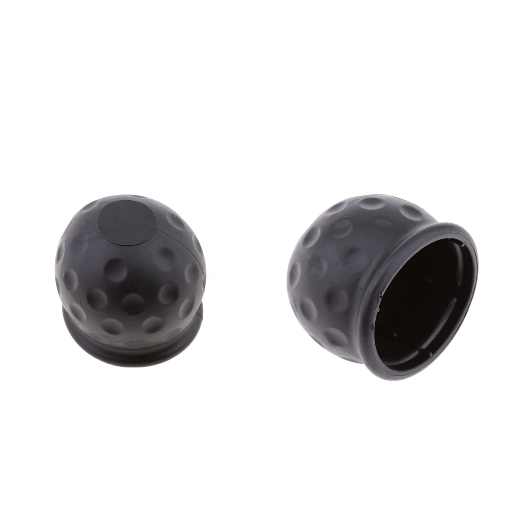 Комплект из 2 черных крышек для буксировочной накидки прицепа фургона автомобиля