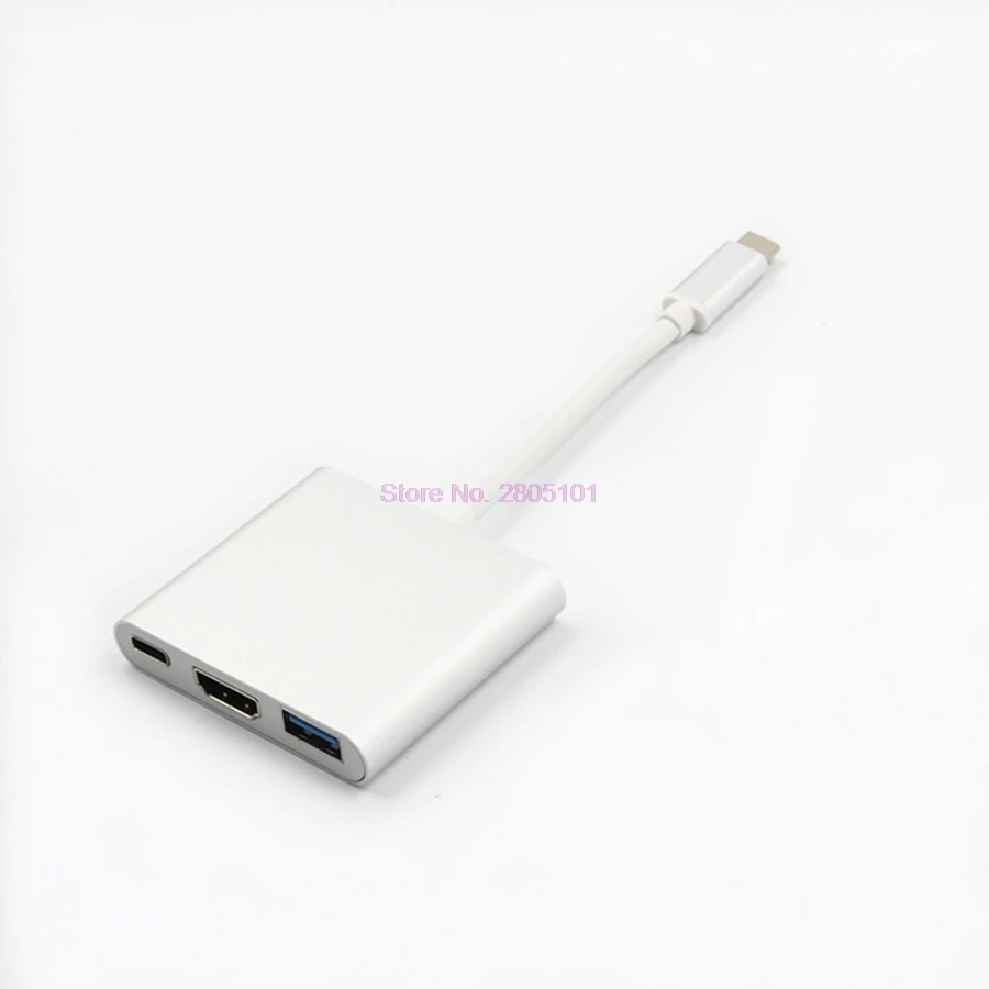 Dhl или fedex 100 шт. USB Type C в HDMI 3 0 адаптер для зарядки конвертер 1 хаб Mac Pixel Huawei