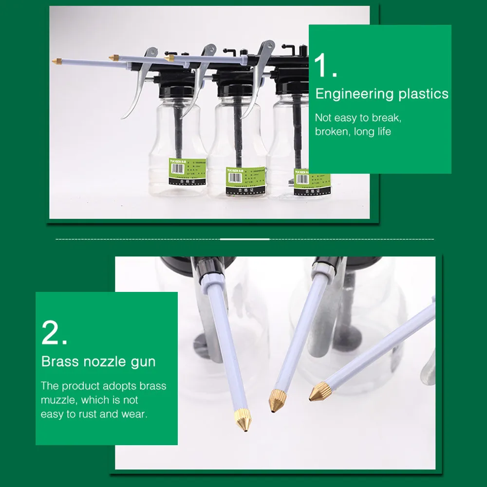 Пистолеты для смазки масленки 250 мл оборудование Прозрачный Насос высокого