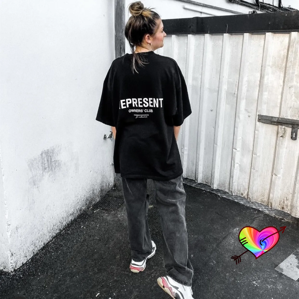 Негабаритных представляют собой футболка 2021SS для мужчин и женщин высокое