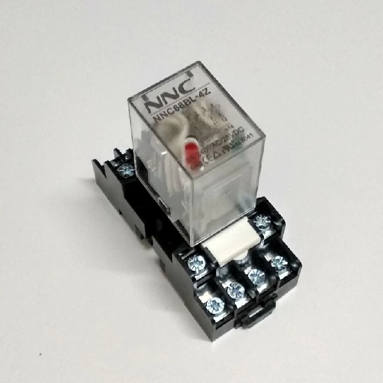 Реле NNC68BL-4Z/HH54P с лампой AC220V 36В 24В база/комплект