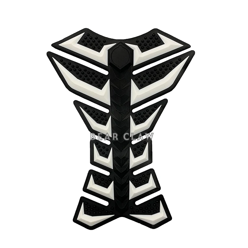Универсальный Fishbone 3D мотоцикл газ масло защитная накладка на топливный бак Наклейка для Kawasaki Yamaha Suzuki Honda Harley
