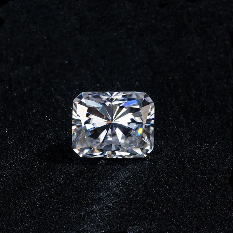 

6x8mm 2ct Loose Moissanite Stone Briliant Cut Radiant Shape Moissanites Diamond Gems for Ring Making