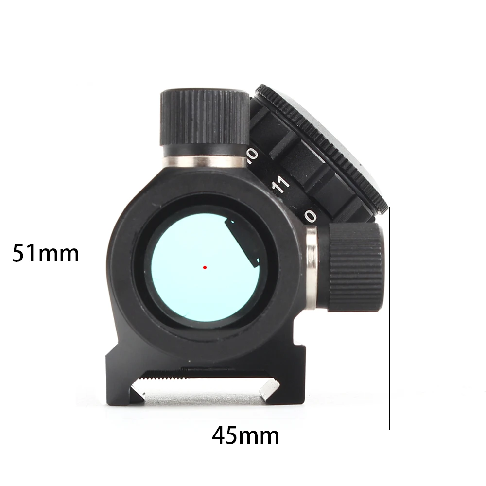 Ohhunt низкая мощность компактный 1X21 3 MOA Red Dot прицел Вивер Пикатинни Крепление