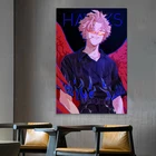 Плакат из аниме Моя геройская Академия Hawks, художественный плакат на холсте и настенное художественное изображение, современный семейный декор для спальни, плакаты
