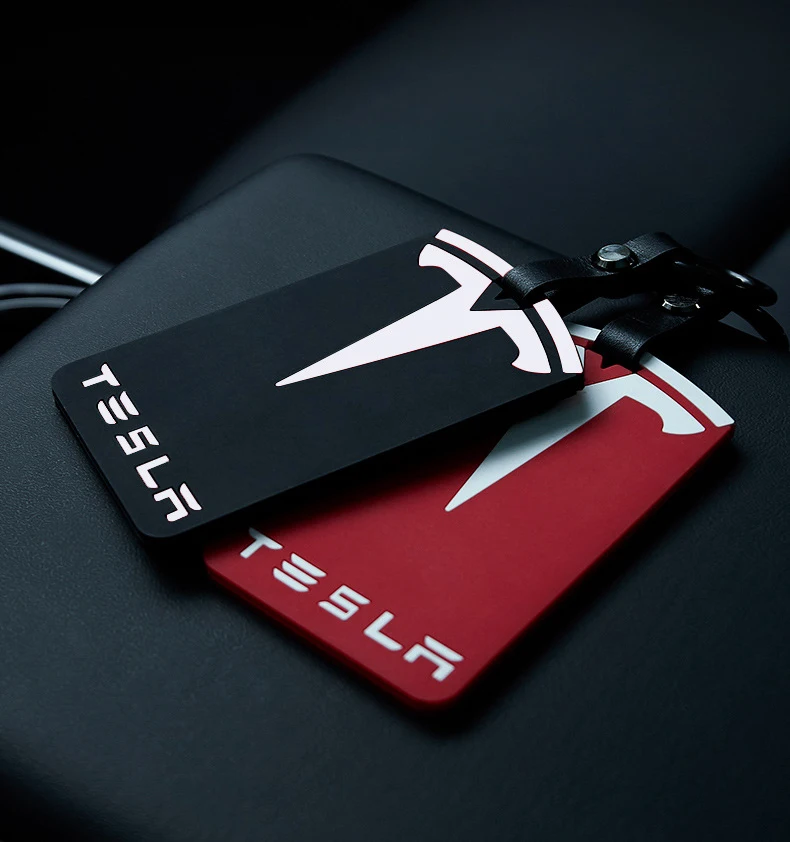 For Tesla Model Y 3 Silica gel Key Card Holder Protector key chain
