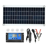 20w dual usb 20a battery controller voltage charger solar cell panel waterproof regulator portable solar panel outdoor charger