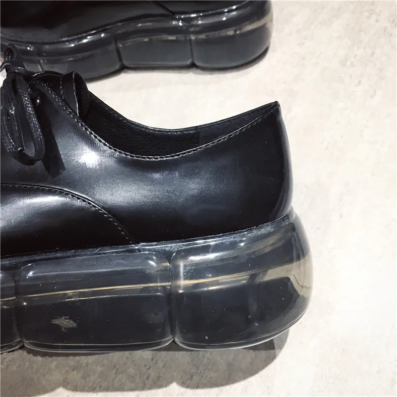 2019 дизайнерские женские комфортные Туфли с круглым носком туфли на толстой