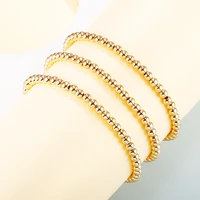 fashion beaded bracelets for women boho statement silvery gold ccb beads chain bracelet bangles jewelry accessories 2021