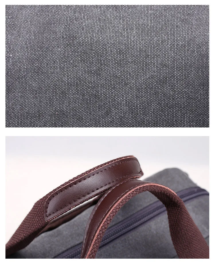WOBAG Мужская модная дорожная сумка через плечо сумка Холщовая Сумка большой портфель большая Повседневная Деловая мужская сумка для ноутбука
