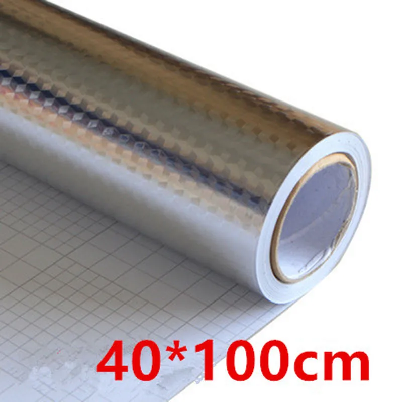 Кухня маслостойкой Водонепроницаемый Стикеры алюминиевая фольга для кухни