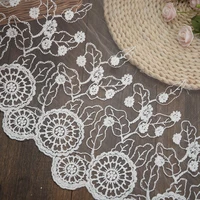 3yardslot floral white lace trim diy crafts sewing suppies decoration accessories for garments wedding dresses lace fabric