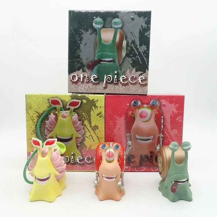 9 шт. из ONE PIECE Den Mushi Mini Snail Mobile анимационные Фигурки 7 см | Игрушки и хобби