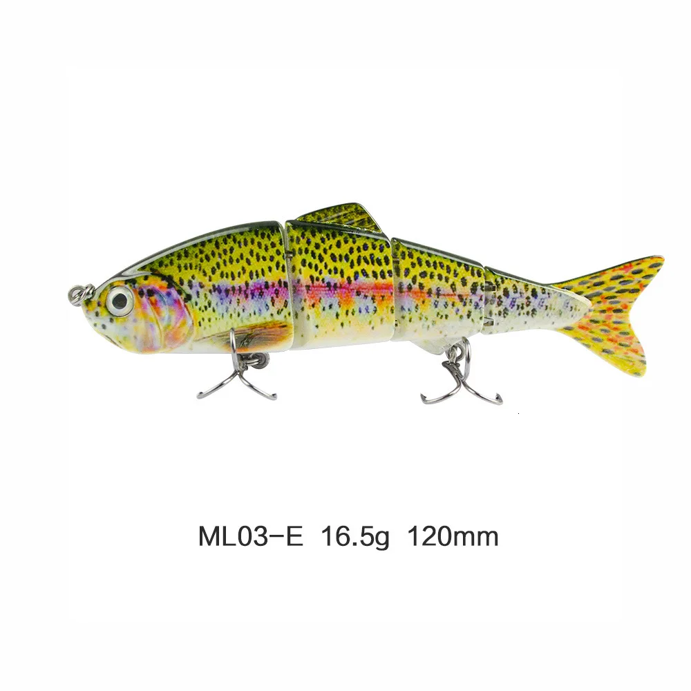 1 шт. 12 см/17 г Тонущая жесткая искусственная приманка рыболовная воблеры для щуки