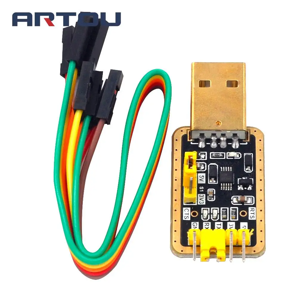 CH340E USB к ttl модуль последовательному порту в девять обновленной щеточной машине STC
