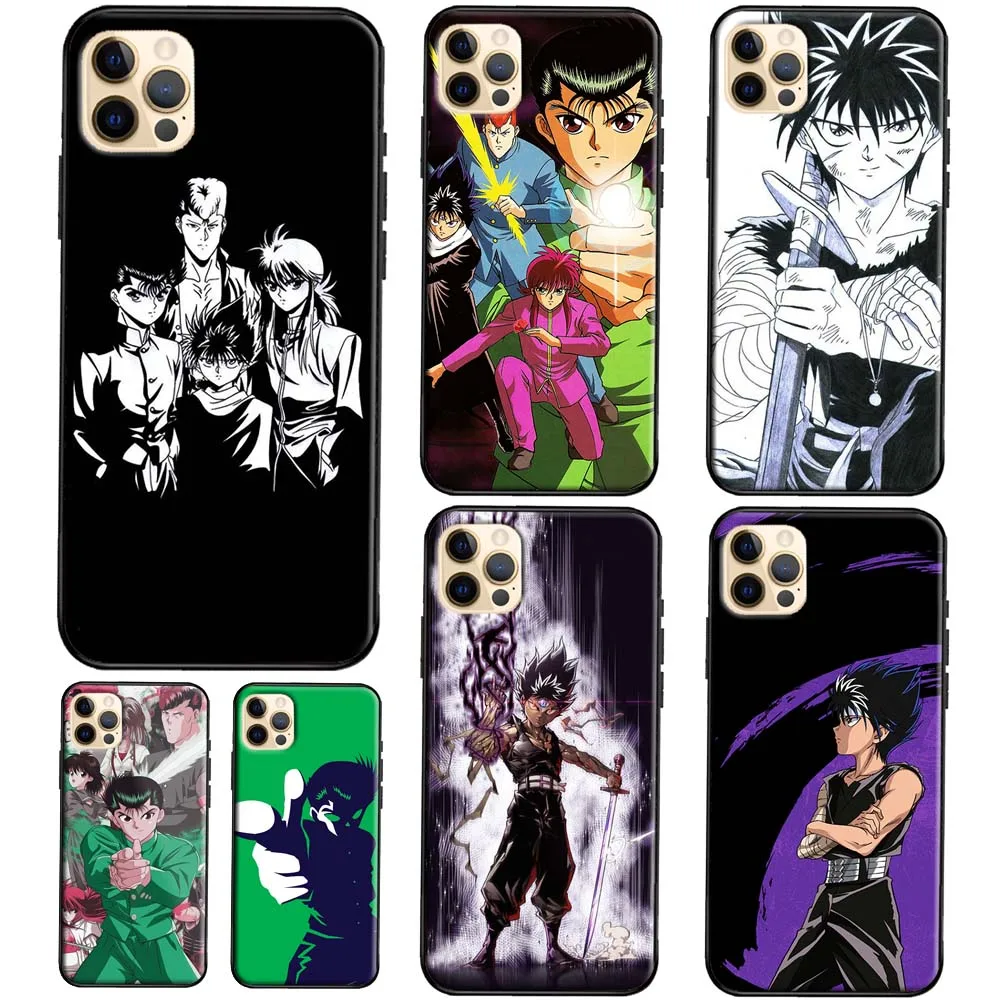 Телефонный чехол Yu Hakusho Yusuke для iPhone 13 12 11 14 Pro Max Mini XS X XR 6S 7 8 Plus SE 2020, мягкий чехол