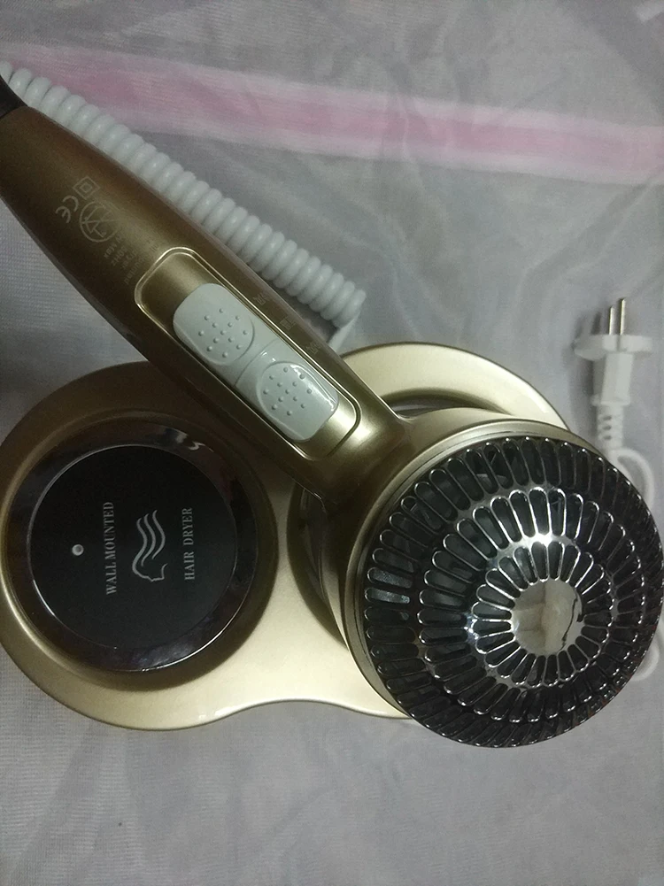 TSMOUNTAIN Hot and cold wind air blowers hotels 1600W hair drier for household and bathroom wall mounted hair dryer