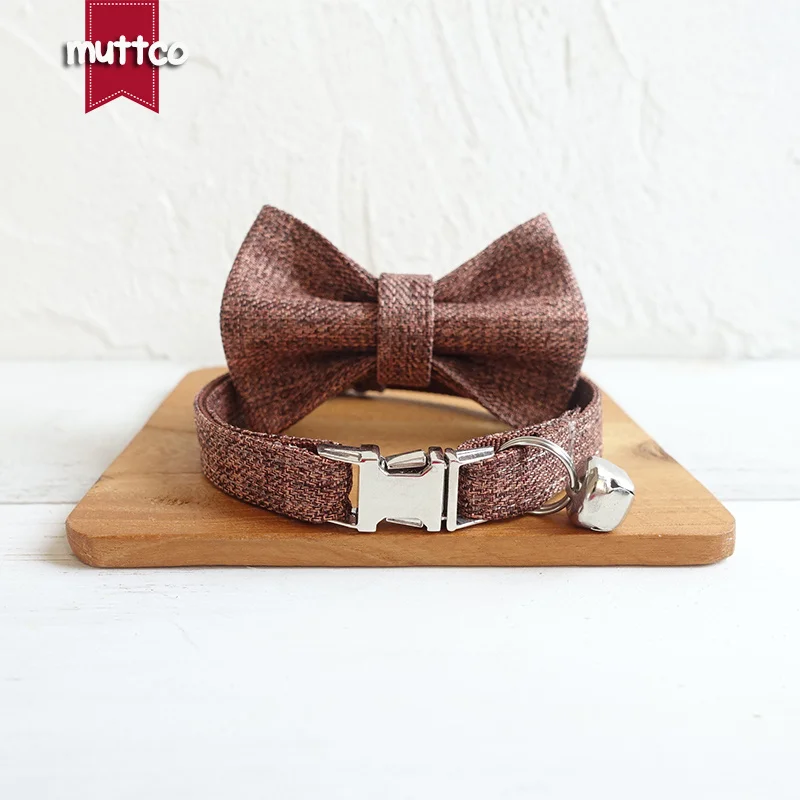 MUTTCO розничная продажа модный дизайн ручная работа высококачественный ошейник с