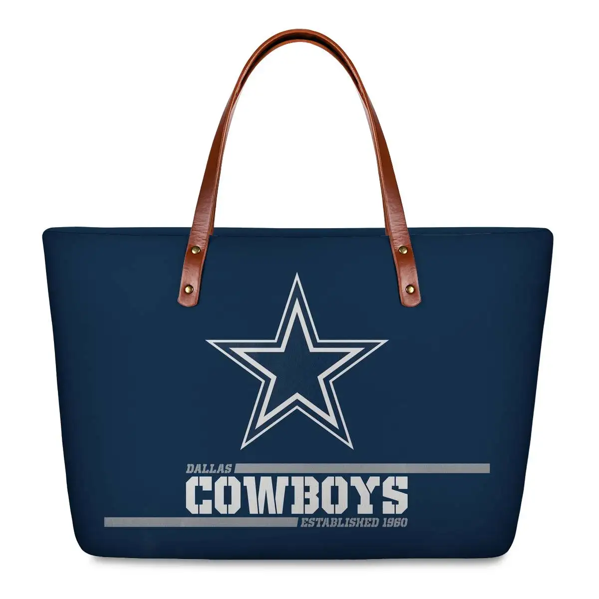 

Women Shopping Bag Cowboys Giants 49ers Custom Bag Drop Shipping Neoprene Large Handbag Tote Bolsa Feminina Sac a Main Crossbody