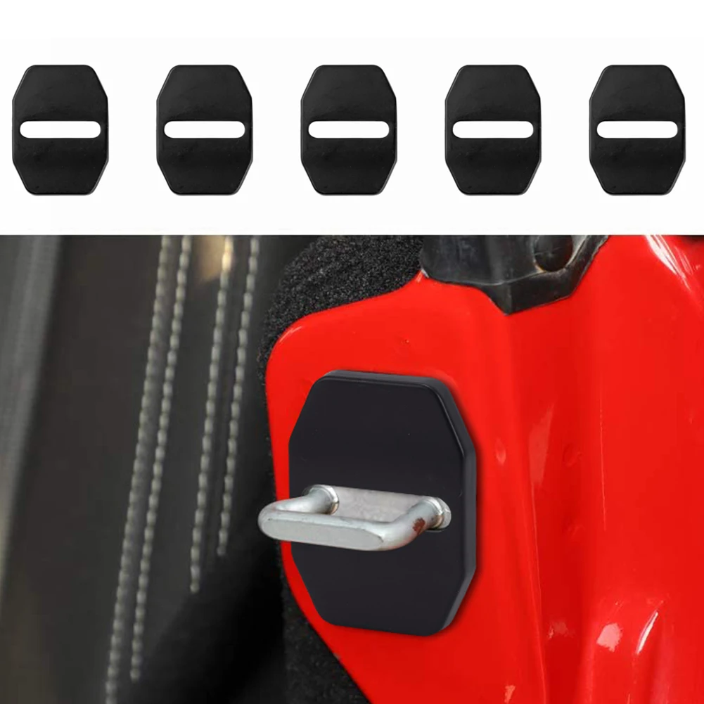 

Защитный чехол для автомобильного дверного замка для Jeep Wrangler JL, аксессуары, пряжка, комплект защитных крышек от ржавчины