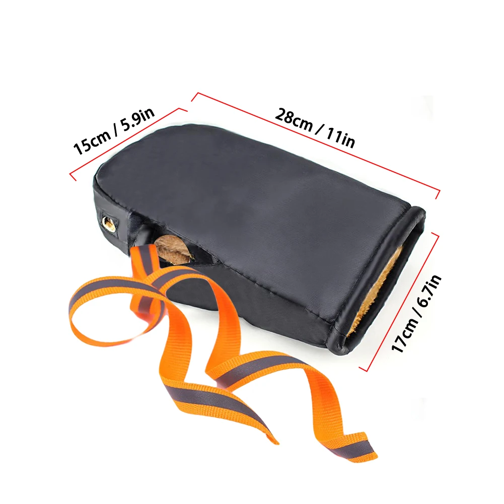 

Motorcycle Handlebar Gloves Reflective Strip Windproof Waterproof Warm Bike Motorbike Handle Bar Hand Cover Handlebar Gloves