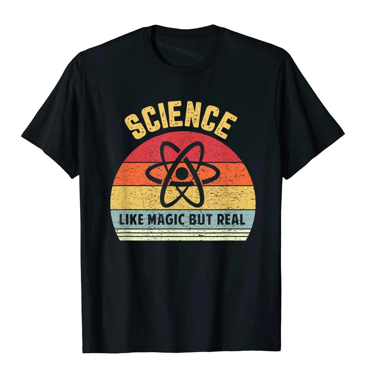 

Футболка в стиле ретро с надписью «Science Like Magic But Real»