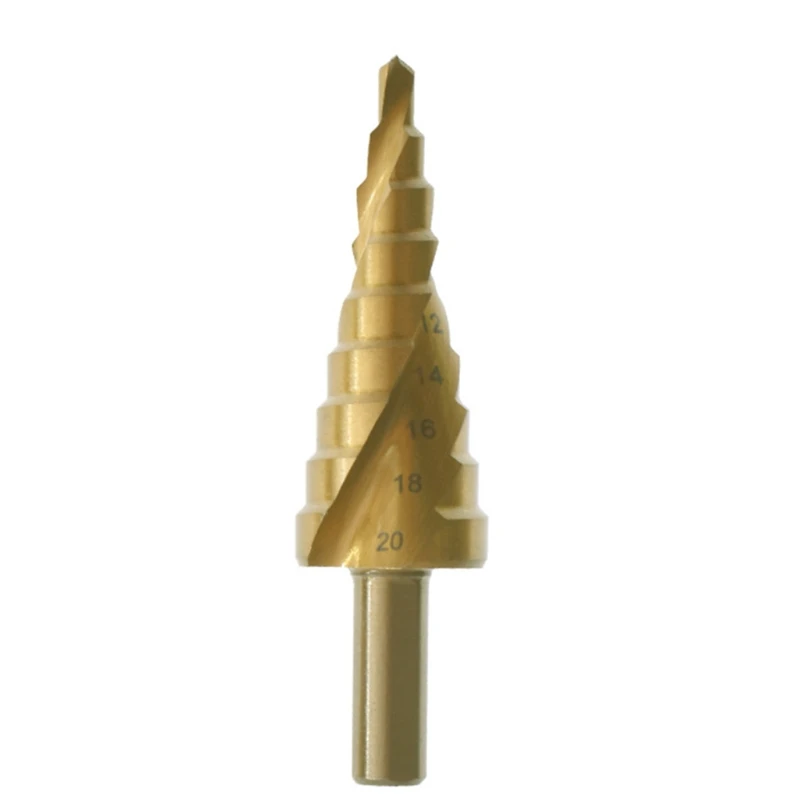 3 шт. ступенчатое сверло с титановым покрытием для пластикового дерева |