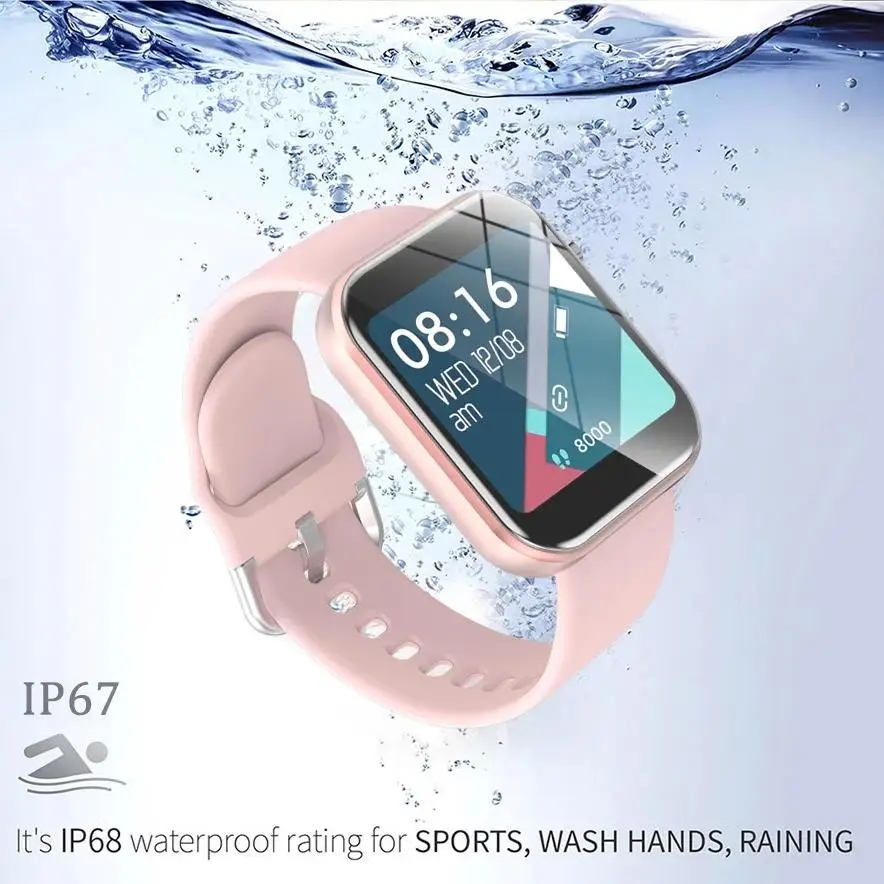 

Women Men Smart Watch Luxury Blood Pressure Heart Rate Fitness Watches Fashion Calorie Sport Wristwatch
