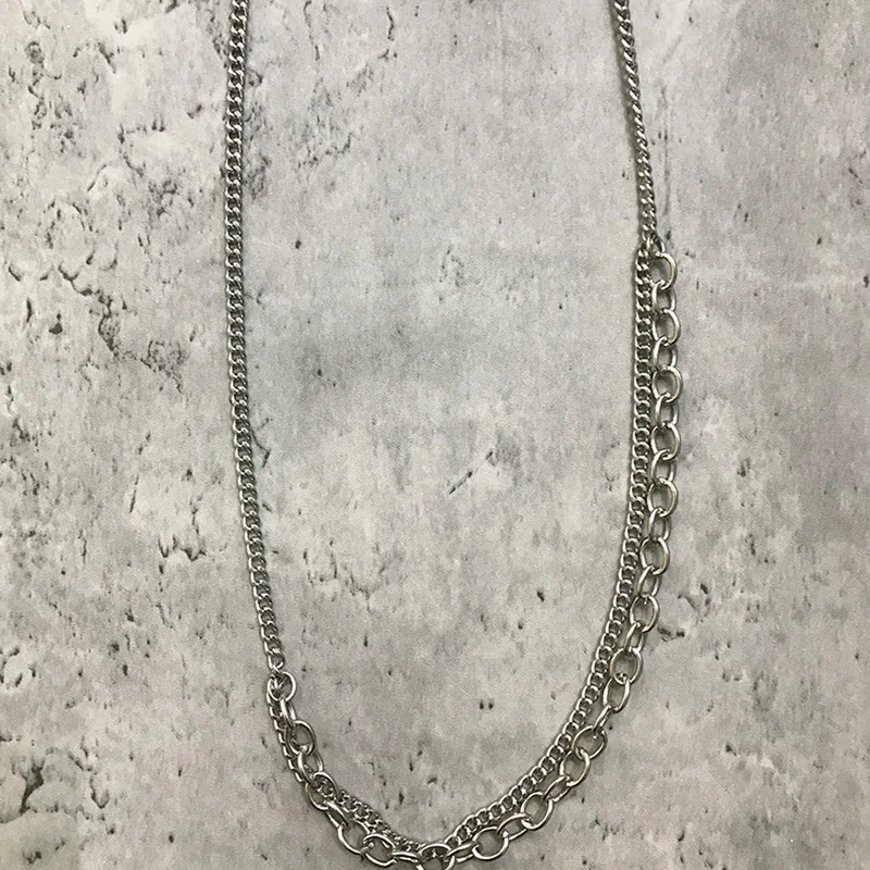

Instagram cool style necklace with clavicular chain female hip hip alloy necklace