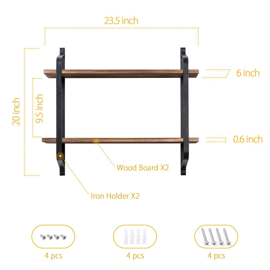 Многослойная плавающая полка настенная Книжная Полка Стеллаж для хранения