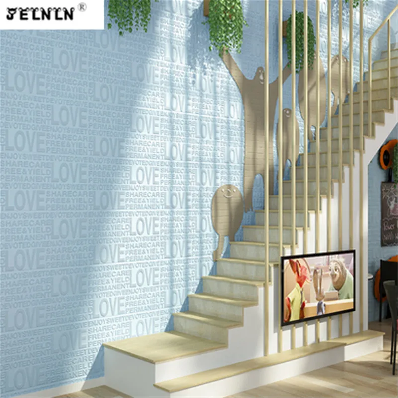 3D буквы любовь шаблон мягкий пакет наклейки на стену studyroom столовая спальня