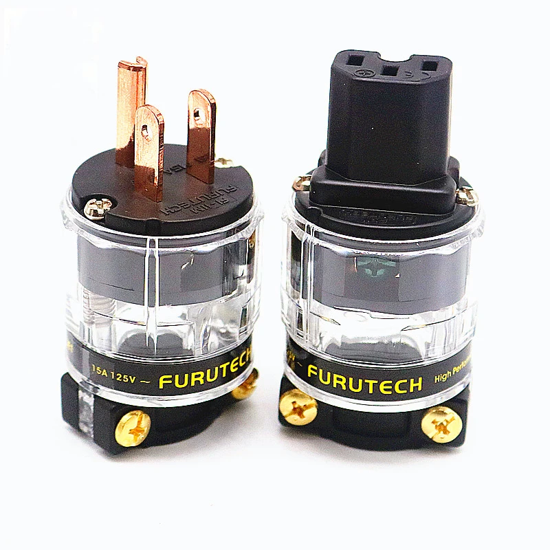 HiFi Furutech hi fi-11m (Cu) / fi-11 Cu вилка усилителя мощности звуковых частот 24K позолоченный
