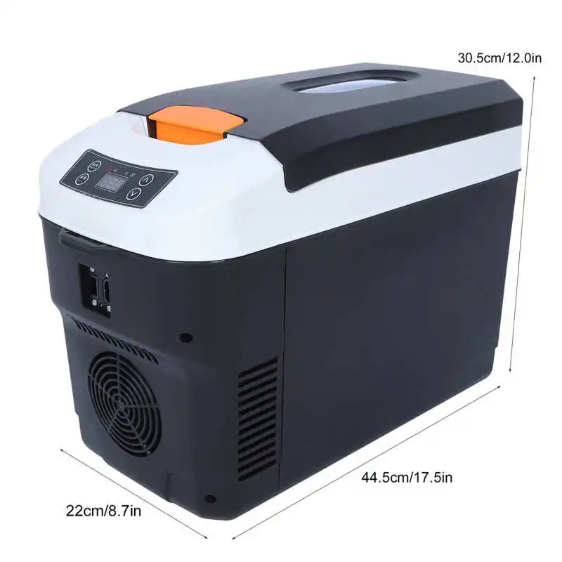 

10L Refrigerator Portable Intelligent Digital Display Mini Refrigerator for Home Office Car Cigarette Lighter 12V/24V