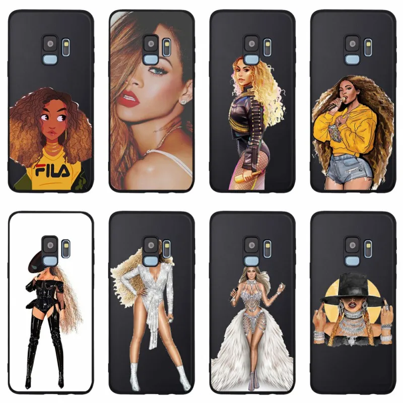 Мягкий чехол Beyonce Pop Music singer для Samsung S10 S9 S8 S7 S6 EDGE Plus Lite Note 8 9 10 силиконовый