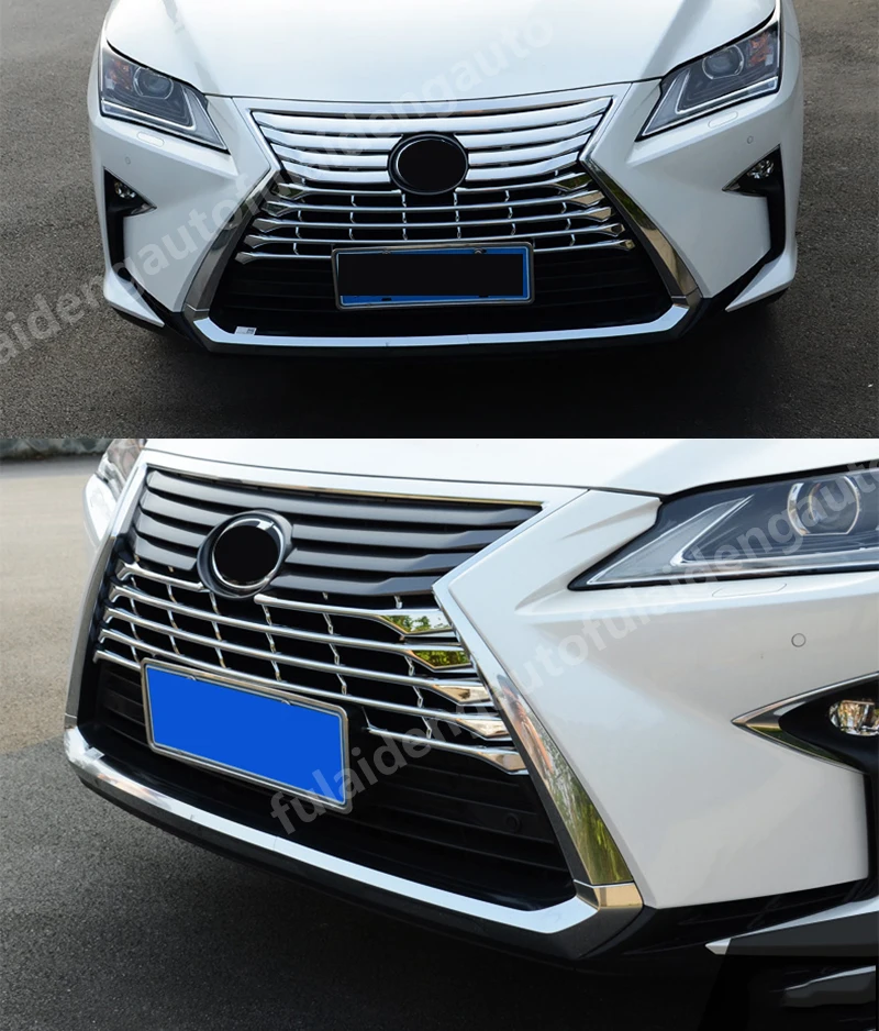 Передняя решетка для Lexus RX350 RX450H 2016-2019 из АБС-пластика хромированная крышка