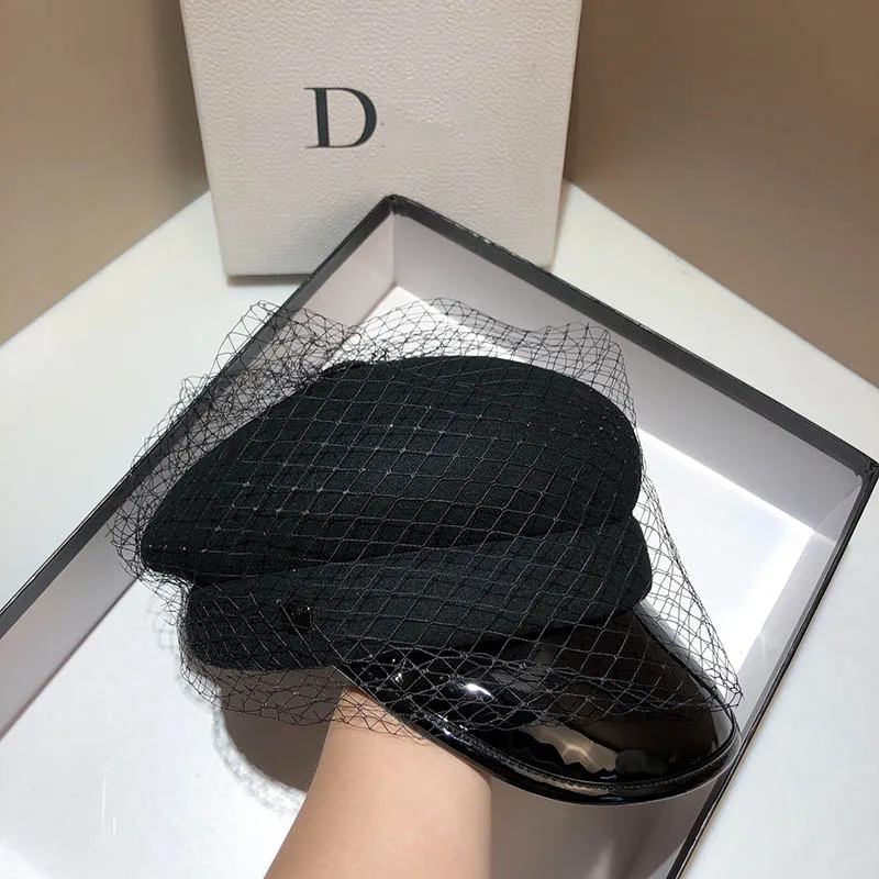 Шапка-ушанка Женская из 2021 искусственной кожи на осень/зиму модные береты |