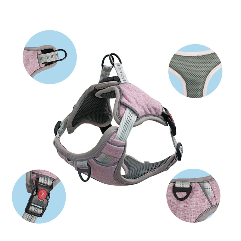 

Ремешок для груди K10, обновленная версия новой сетчатой ткани, нагрудный ремень, ремешок для груди, Светоотражающий поводок, поводок для дом...