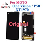 Оригинальный ЖК-дисплей для Motorola Moto One Vision, дисплей для P50 XT1970, ЖК-экран с сенсорным дигитайзером в сборе, замена