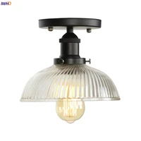 iwhd plafon glass vintage ceiling lamps for living room bedroom loft industrial decor ceiling lights fixtures lampara techo led