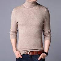 dimi men jumper fashion clothing top quality warm new brand knit pullover turtle necks sweater winter solid color simple casual